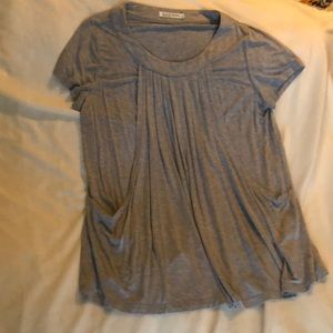 Gray nursing top